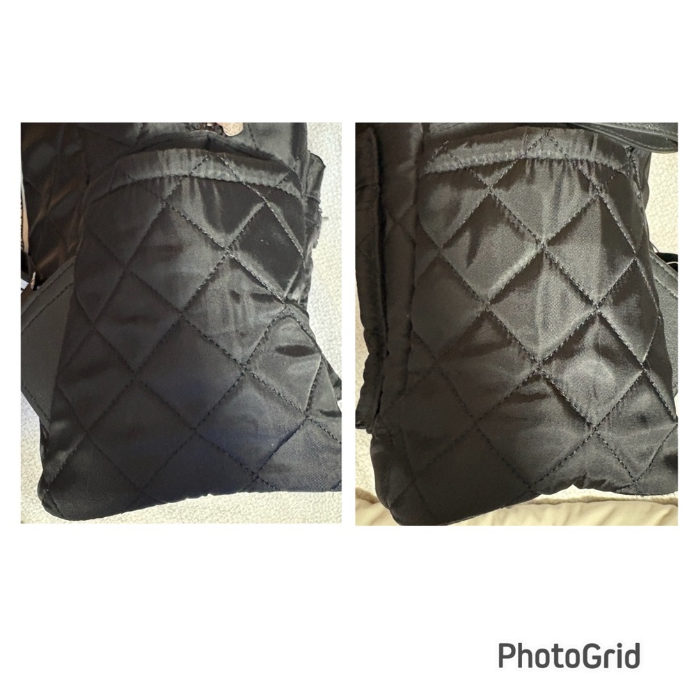 LimeLife by Alcone Black Quilted Backpack Keychain - Picture 11 of 14